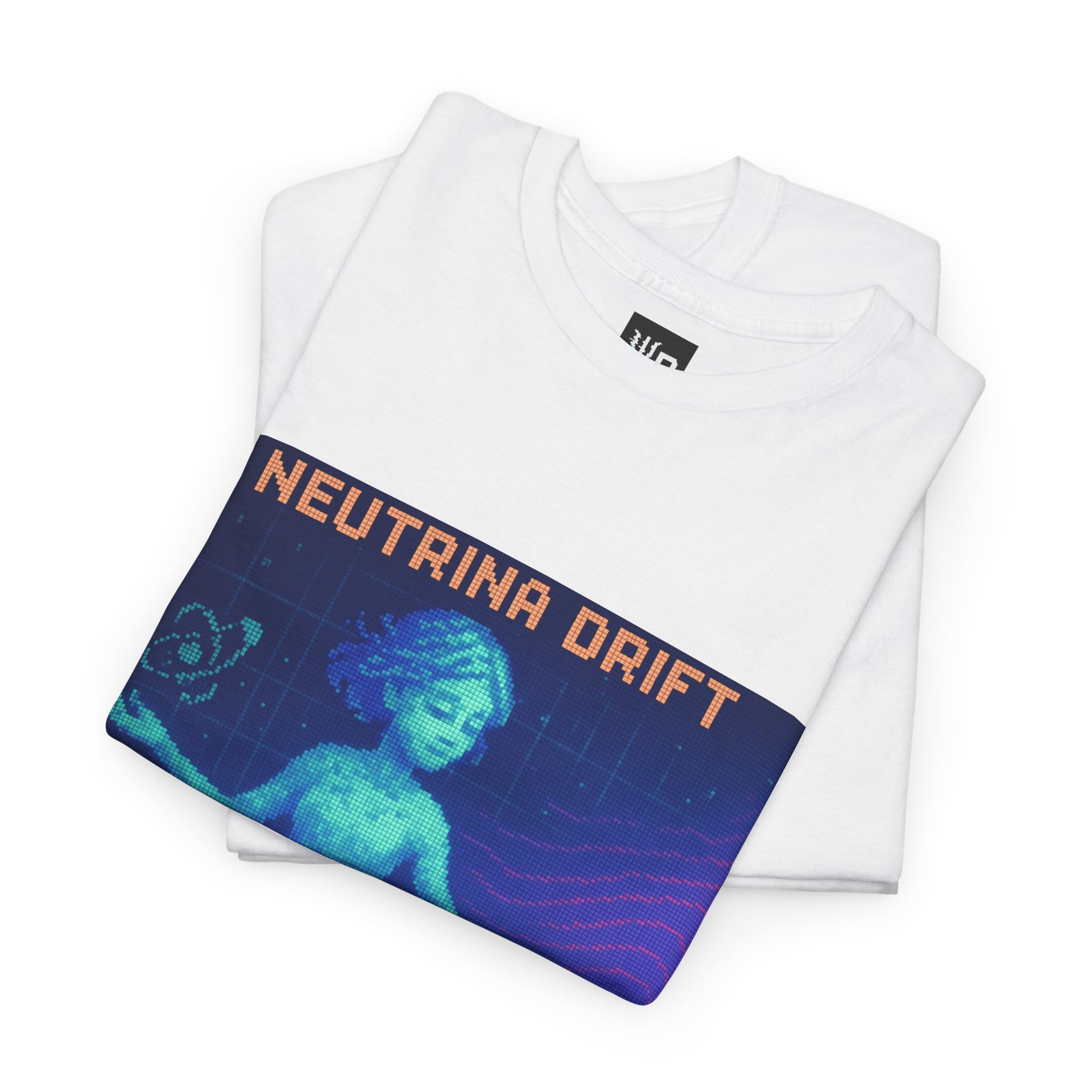 Neutrina Drift – Weak Nuclear Force / Lepton Phase Pixel Tee - PixelatedPhysics