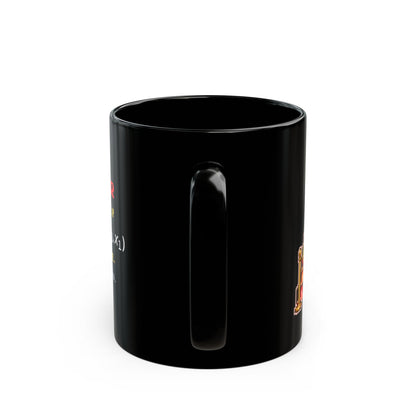 Exclusor – Pauli Exclusion pixel-art physics mug, black ceramic, view 5