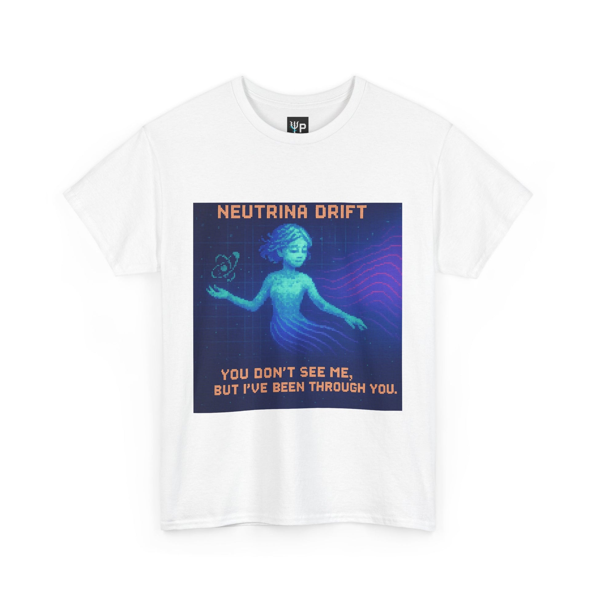Neutrina Drift – Weak Nuclear Force / Lepton Phase Pixel Tee - PixelatedPhysics