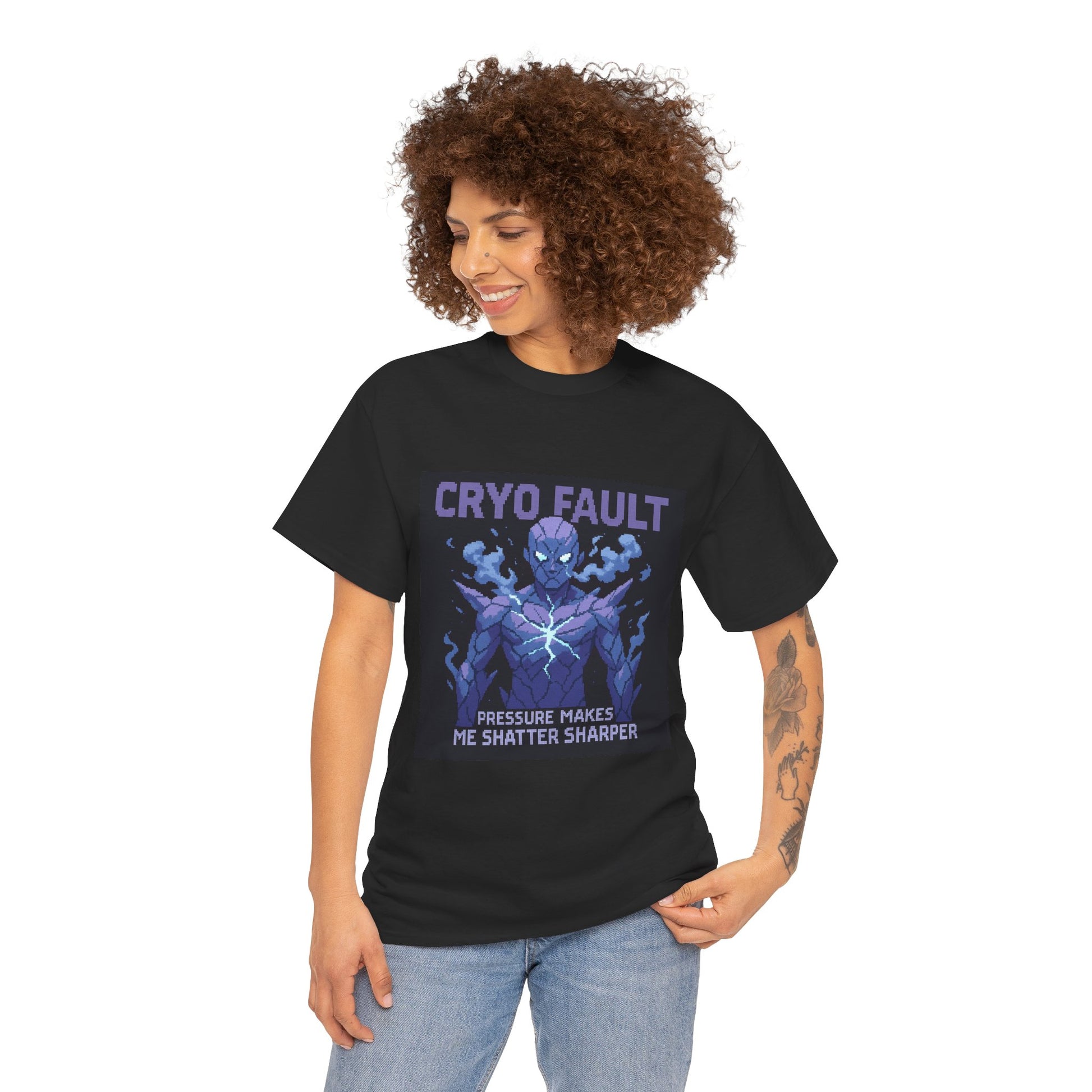 Cryo Fault – Cryogenic Fracture Pixel Tee - PixelatedPhysics