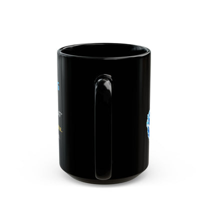 Wakewing – Kelvin Wake pixel-art physics mug, black ceramic, view 8