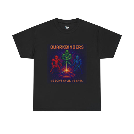 Quarkbinders – Strong Nuclear Force / Tri-Color Spin Lock Pixel Tee - PixelatedPhysics