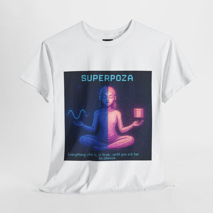 Superpoza – Quantum Superposition physics T-shirt