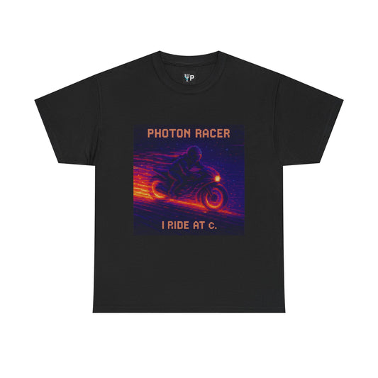Photon Racer – Electromagnetism / Light-Speed Motion Pixel Tee - PixelatedPhysics