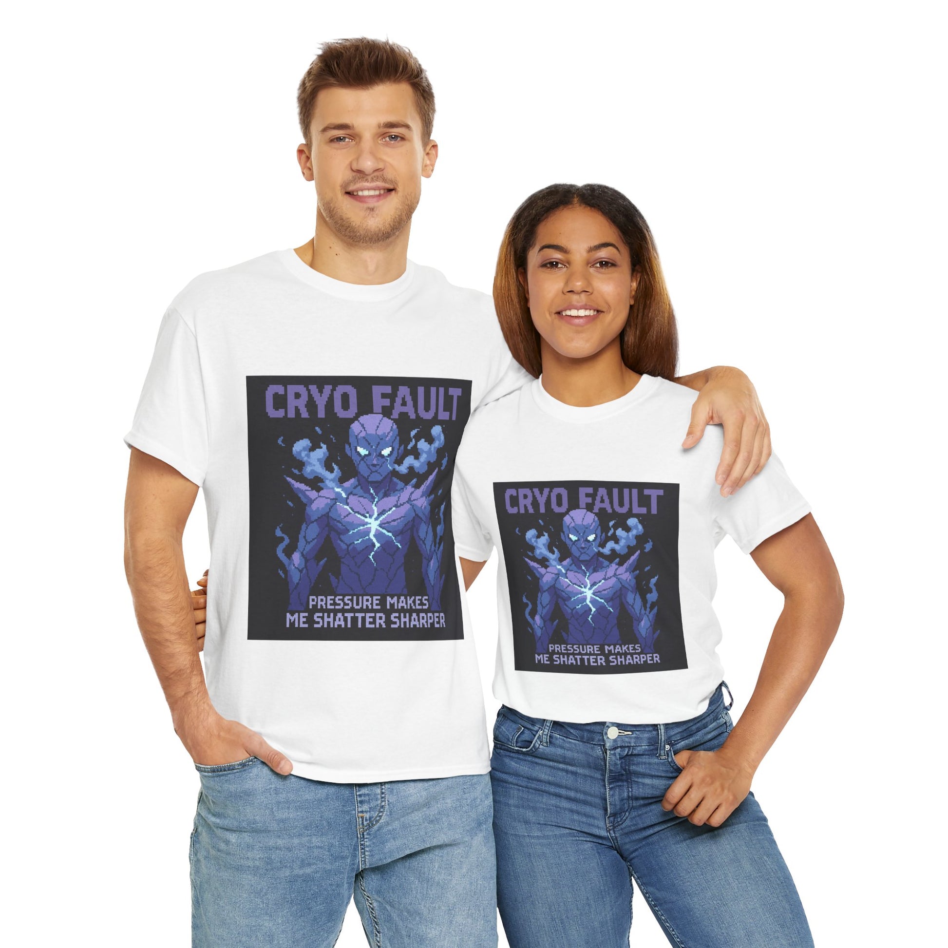 Cryo Fault – Cryogenic Fracture Pixel Tee - PixelatedPhysics