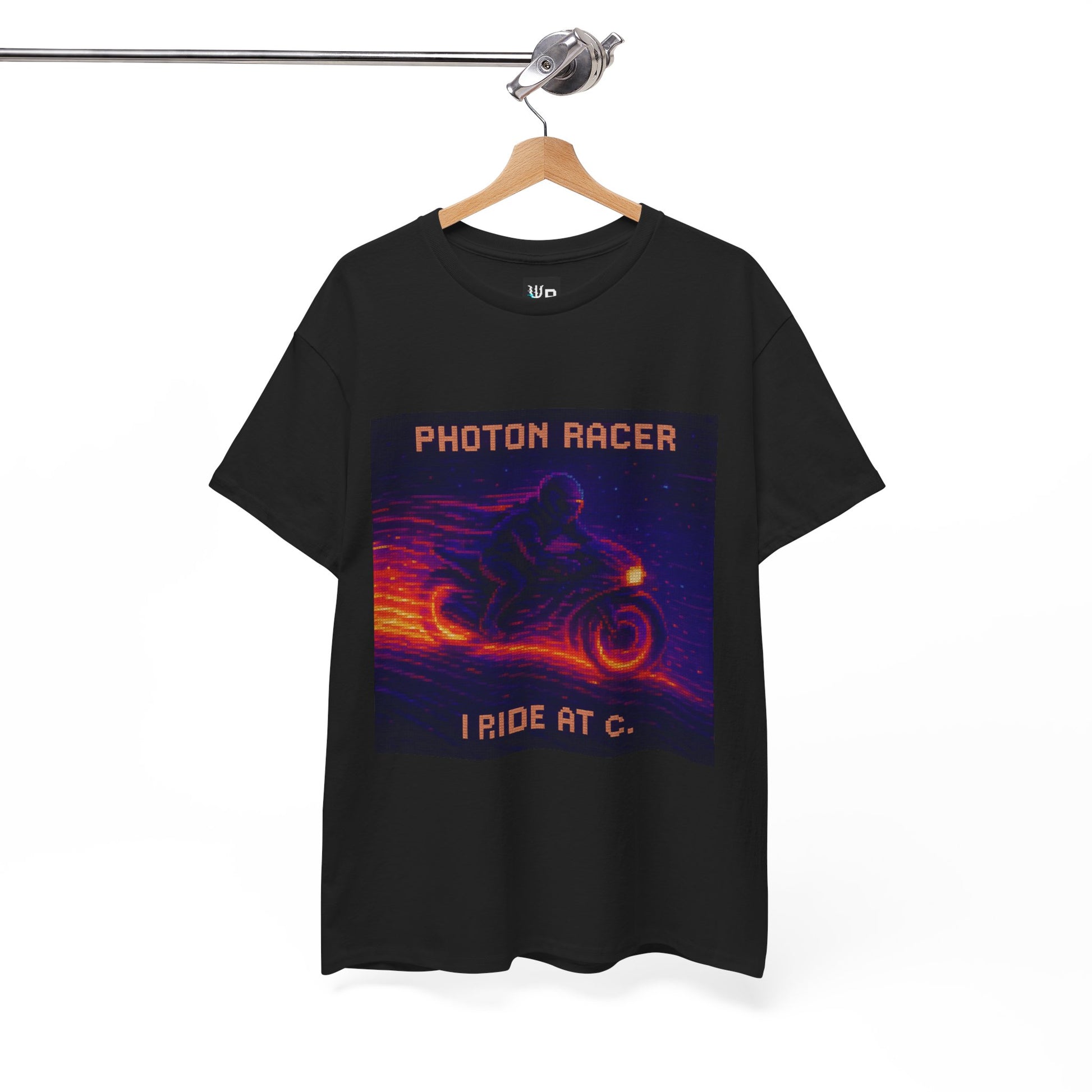 Photon Racer – Electromagnetism / Light-Speed Motion Pixel Tee - PixelatedPhysics