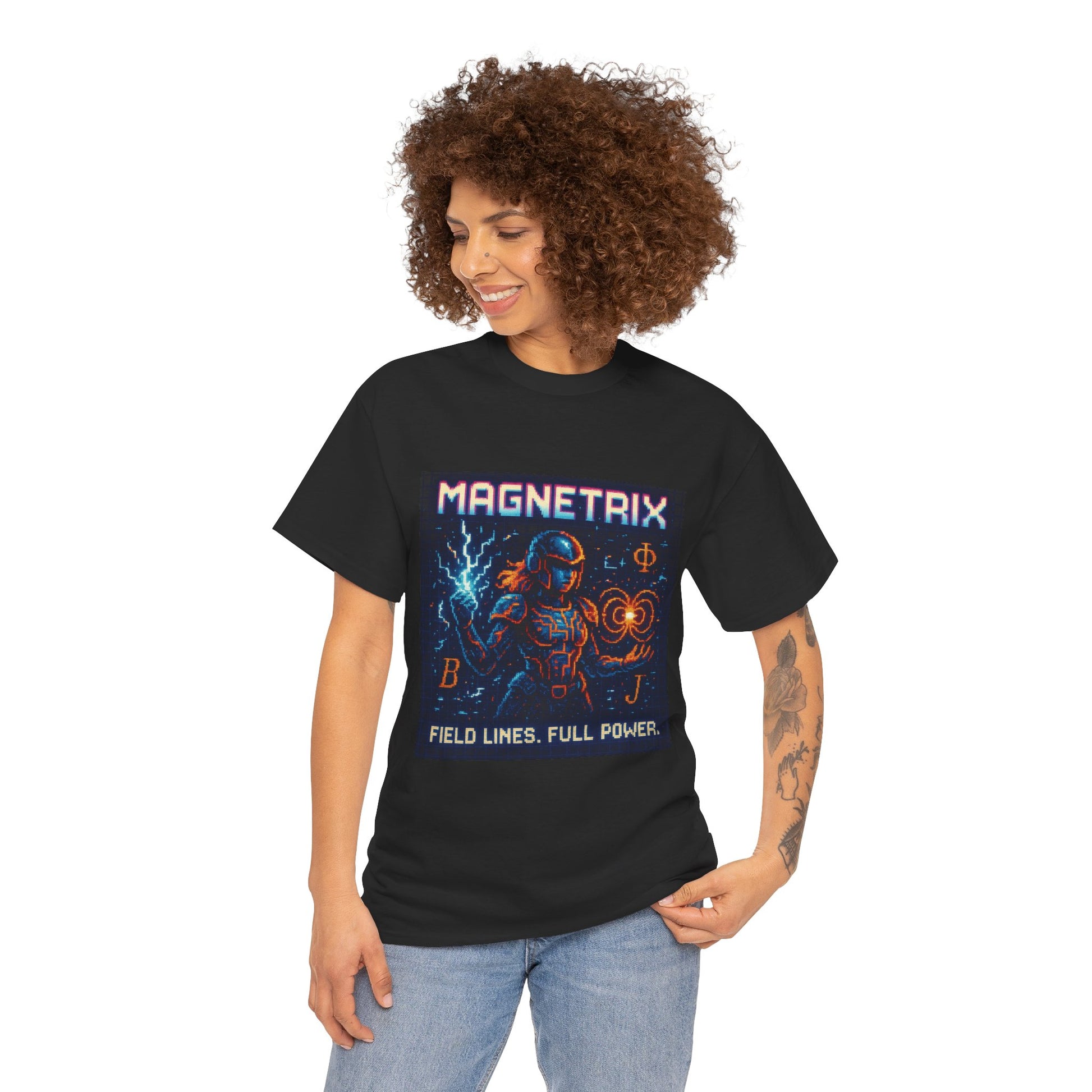 Magnetrix – Electromagnetism Pixel Tee - PixelatedPhysics