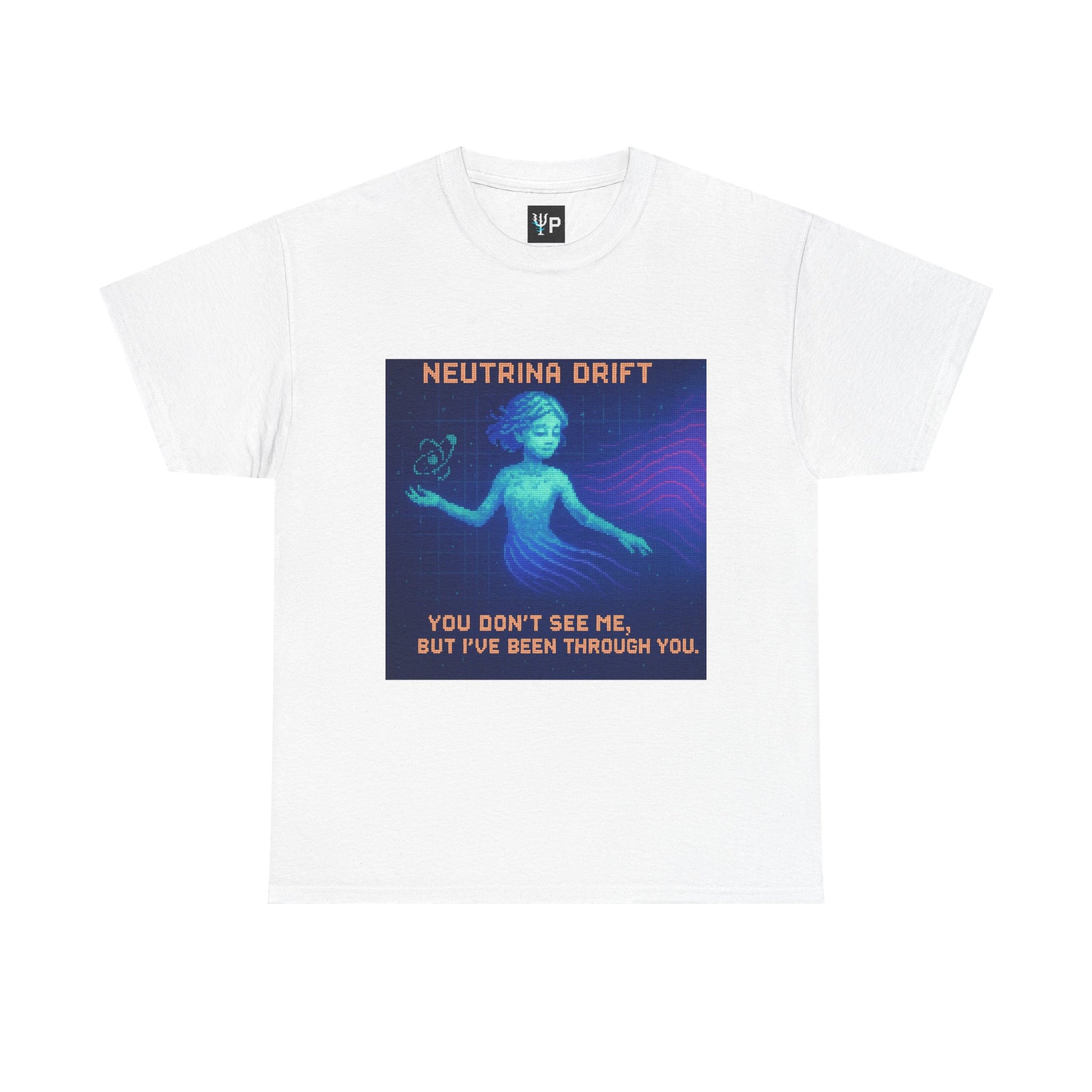 Neutrina Drift – Weak Nuclear Force / Lepton Phase Pixel Tee - PixelatedPhysics
