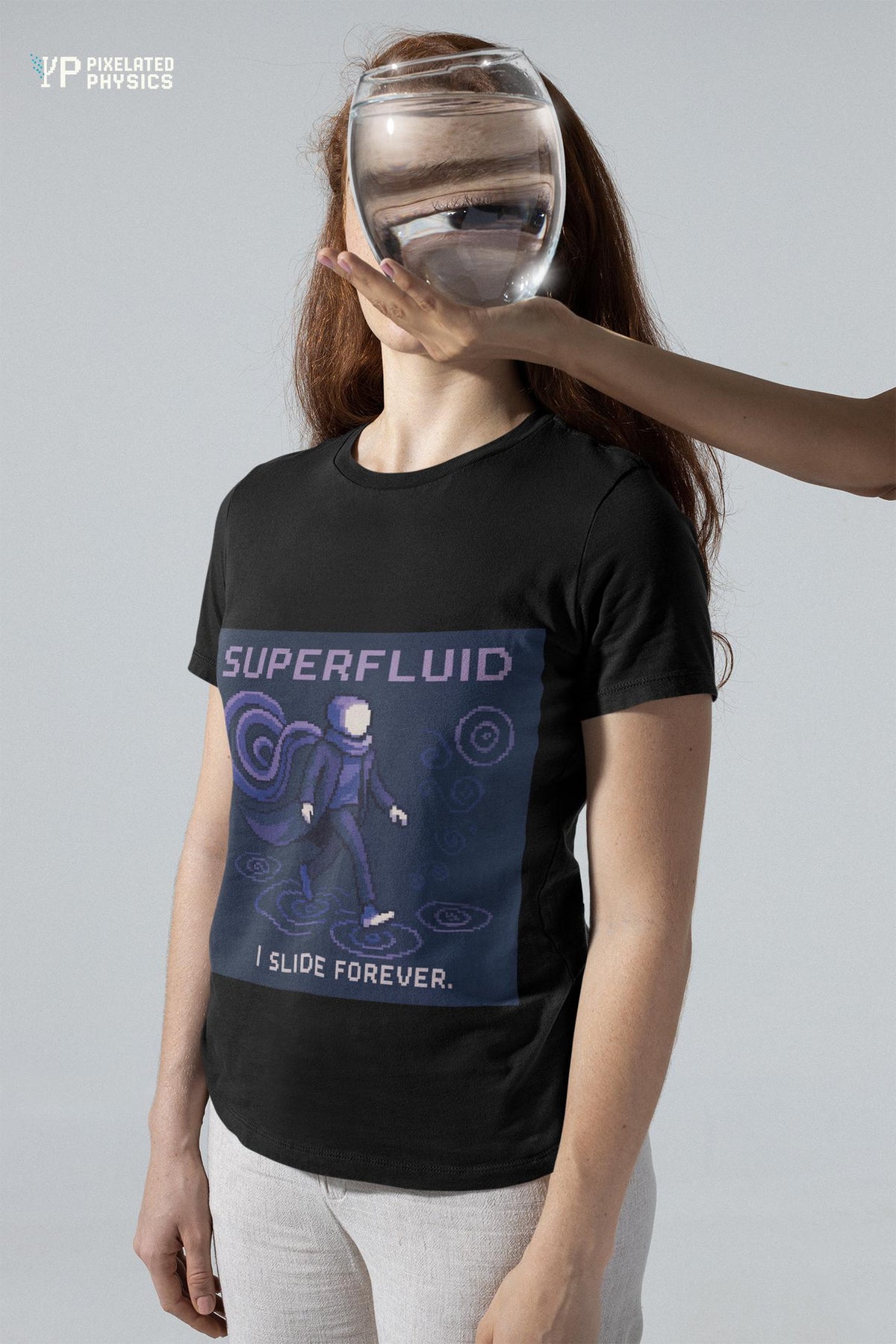 Superfluid – Quantum Fluid at Near Absolute Zero physics T-shirt