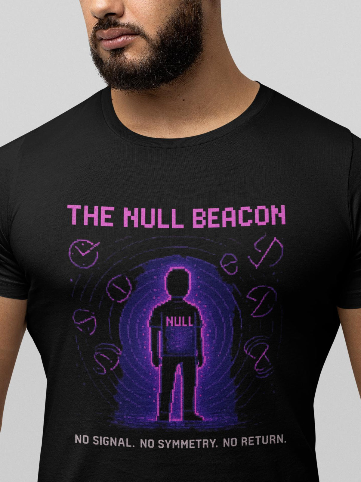 Null Beacon – Cosmic Event Horizon / Causal Disconnect physics T-shirt
