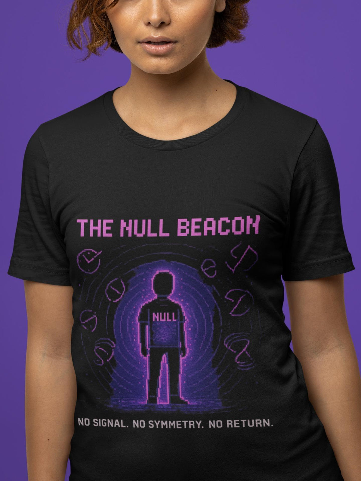 Null Beacon – Cosmic Event Horizon / Causal Disconnect physics T-shirt