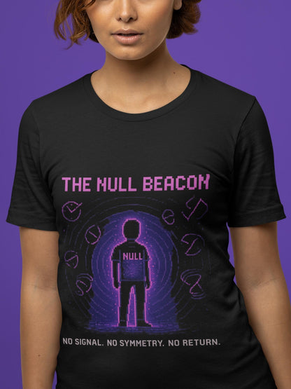 Null Beacon – Cosmic Event Horizon / Causal Disconnect physics T-shirt