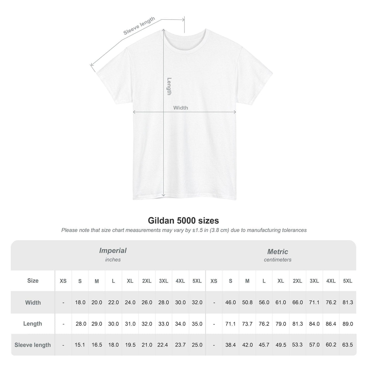 Combustor unisex physics T-shirt size chart