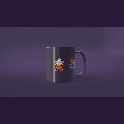 Radiatrix physics mug, rotating view