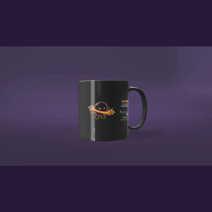 Hawkara physics mug, rotating view