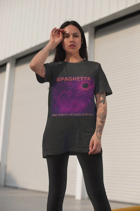 Spaghetta worn on a model – Pixelated Physics