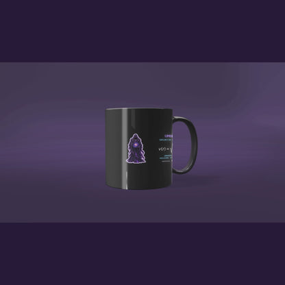 Umbrar physics mug, rotating view