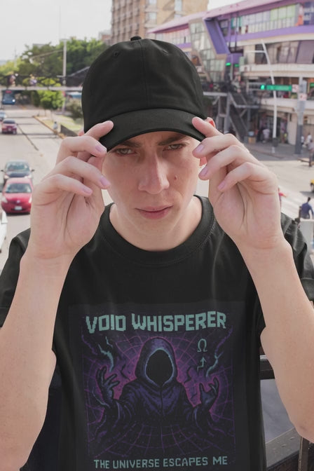 Void Whisperer worn on a model – Pixelated Physics