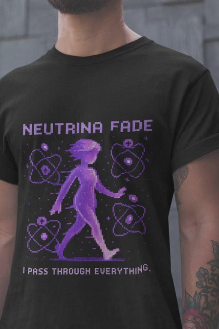 Neutrina Fade worn on a model – Pixelated Physics