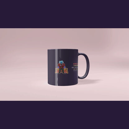 Exclusor physics mug, rotating view