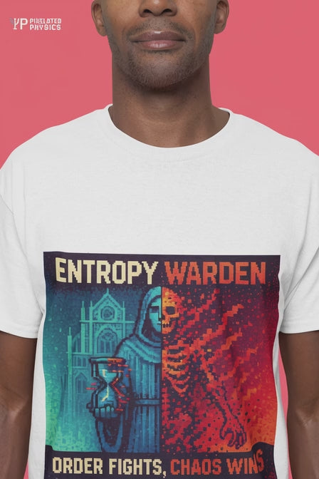 Entropy Warden worn on a model – Pixelated Physics