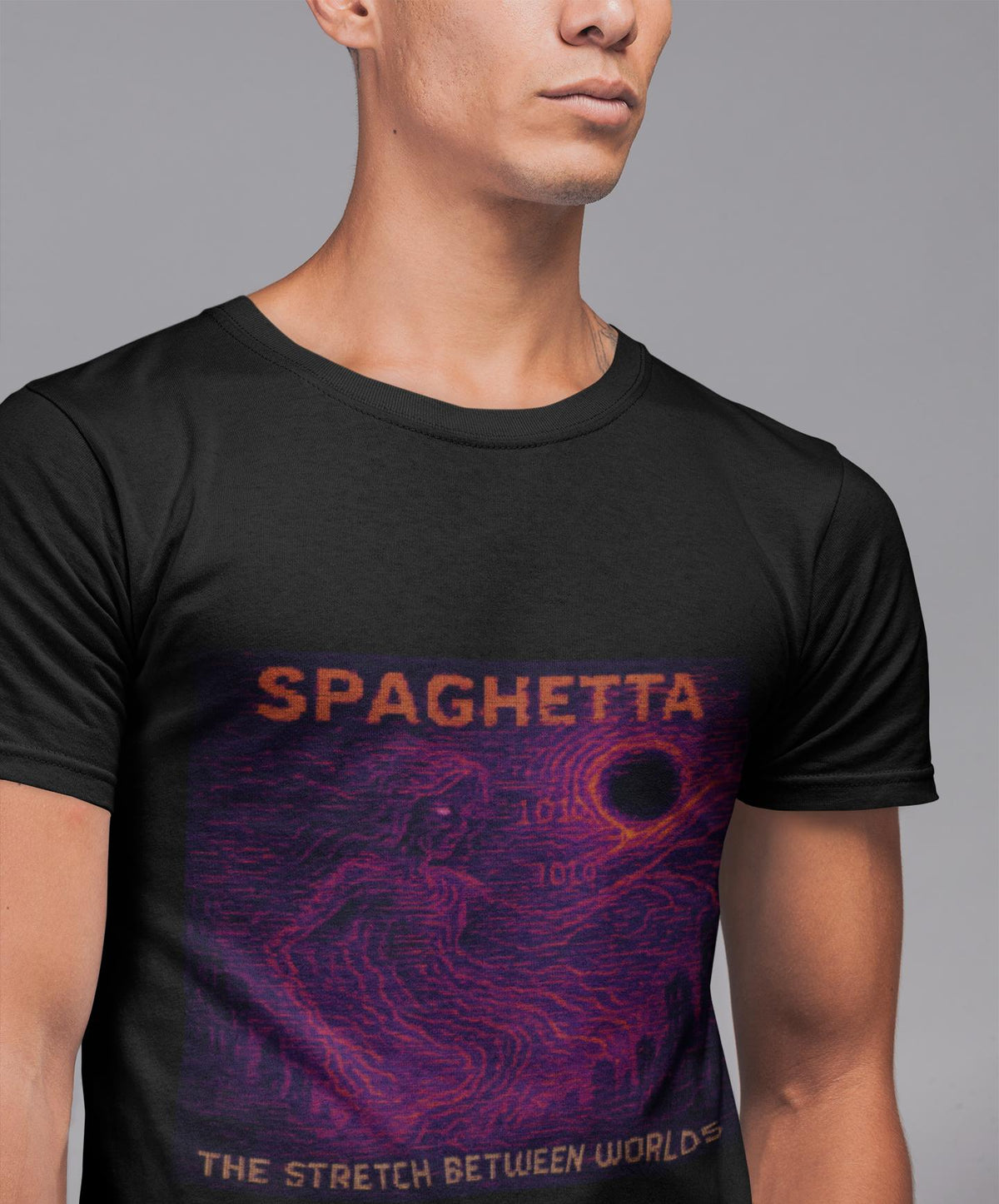 Spaghetta – Black Hole Spaghettification physics T-shirt