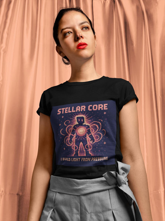 Stellar Core – Nuclear Fusion Physics T-Shirt-T-Shirt-PixelatedPhysics